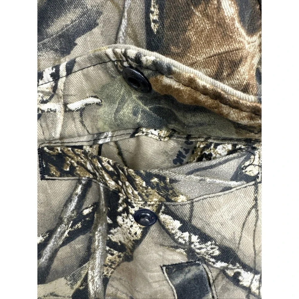 WFS Burly Camo Hooded Hunting Coat Jacket Kids Size M Quilted Lined Full-Zip - Picture 3 of 10